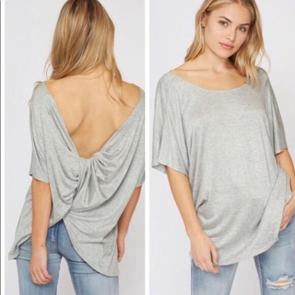 Twist Back Top TURQUOISE Blue Size Small NWT! - Picture 5 of 5